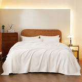 King Size Organic Waffle Blanket 100% Cotton (BLANKET-46K)