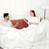 King Size Organic Waffle Blanket 100% Cotton (BLANKET-46K)