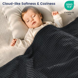 King Size Organic Waffle Blanket 100% Cotton (BLANKET-45K)