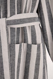 Luxury Cotton Linen Blend Bathrobe (Design-68)