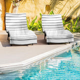 (40% Discount) Luxury Sunbed & Pool Chair Towel Cover - 415