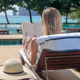 (40% Discount) Luxury Sunbed & Pool Chair Towel Cover - 415