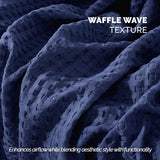 King Size Organic Waffle Blanket 100% Cotton (BLANKET-61K)