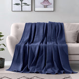 King Size Organic Waffle Blanket 100% Cotton (BLANKET-61K)