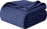 King Size Organic Waffle Blanket 100% Cotton (BLANKET-61K)