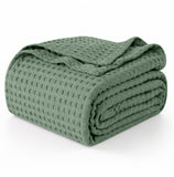 Super King Size Organic Waffle Blanket 100% Cotton (BLANKET-64K)