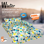 Amatred Luxury Comforter with Bedsheet Set