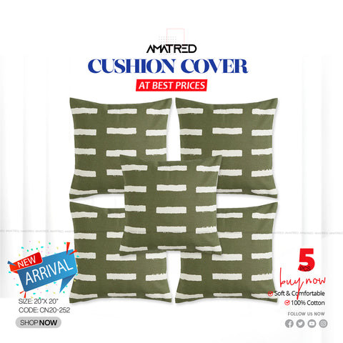 5 Pcs Amatred Cushion Cover 20"x20" (CN20_252)