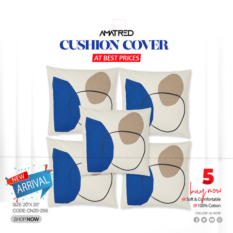 5 Pcs Amatred Cushion Cover 20"x20" (CN20_256)